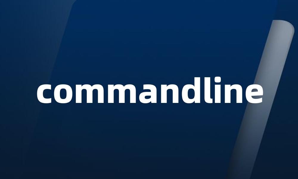 commandline