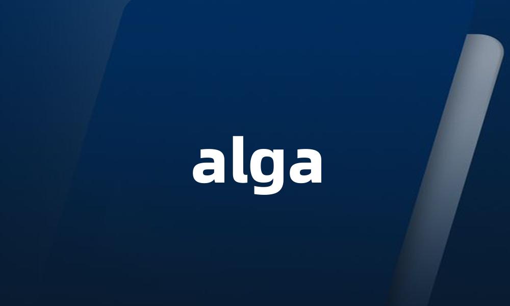 alga