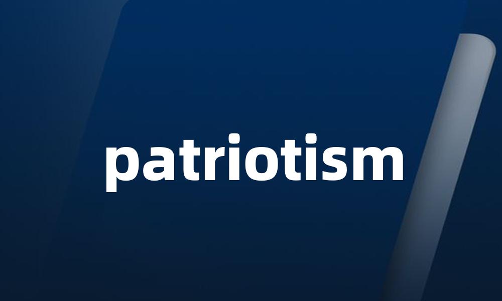 patriotism