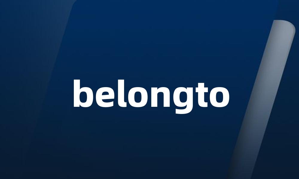 belongto