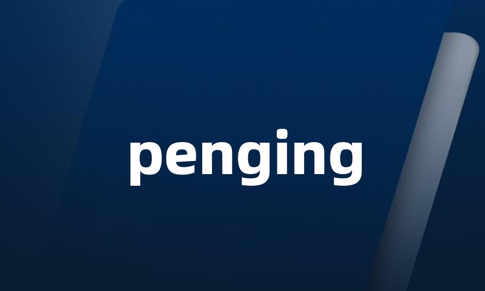 penging