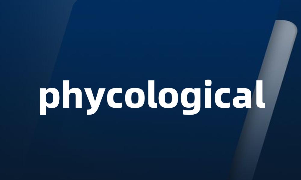 phycological