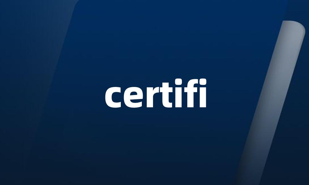 certifi