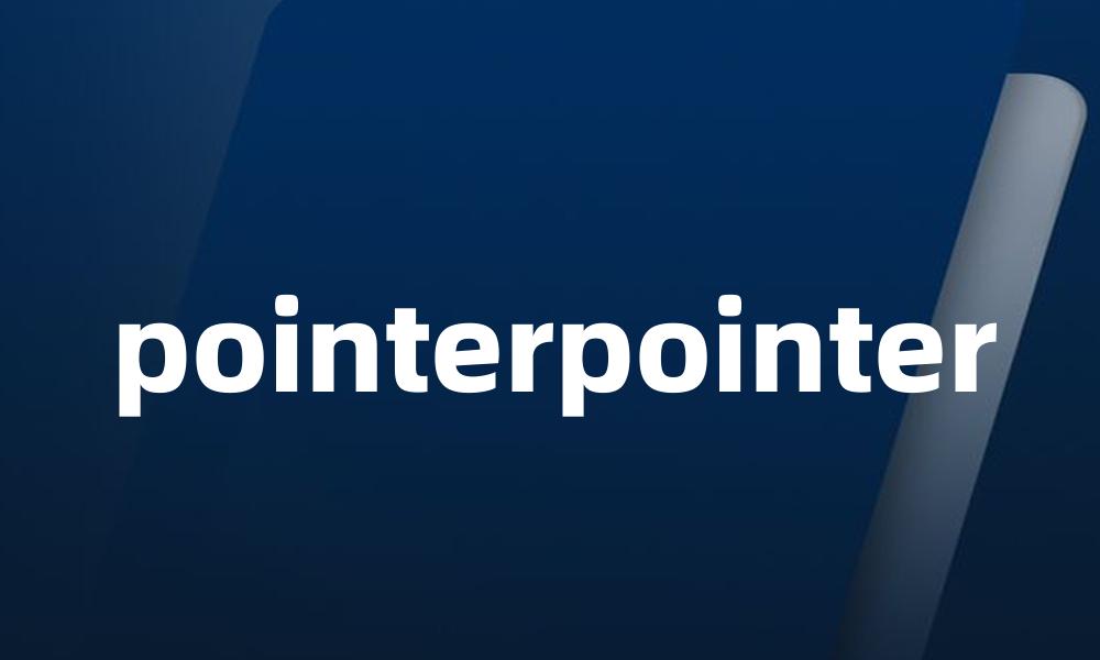 pointerpointer