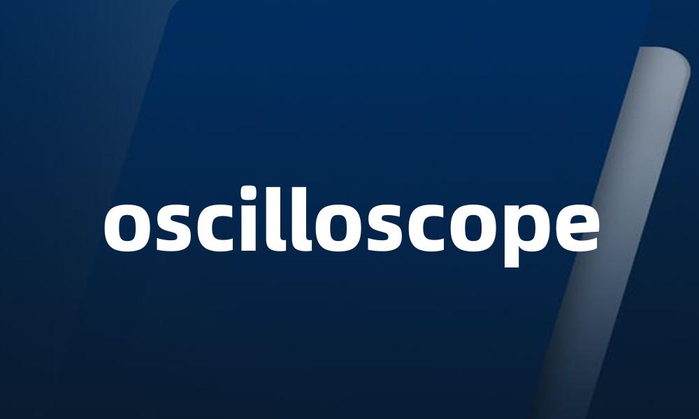 oscilloscope