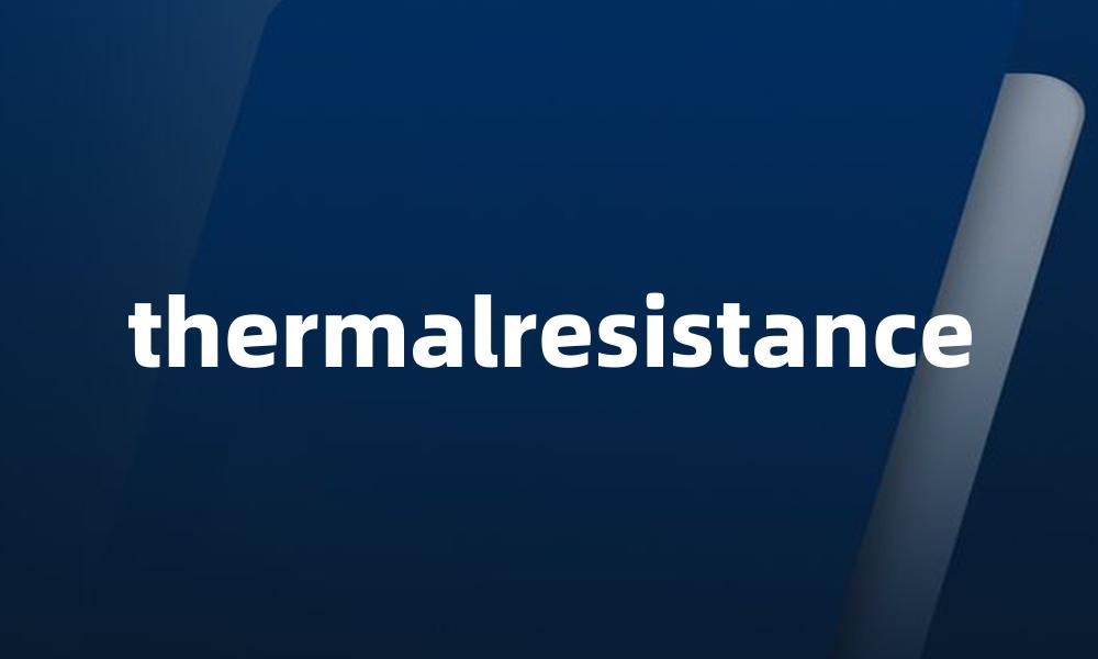 thermalresistance