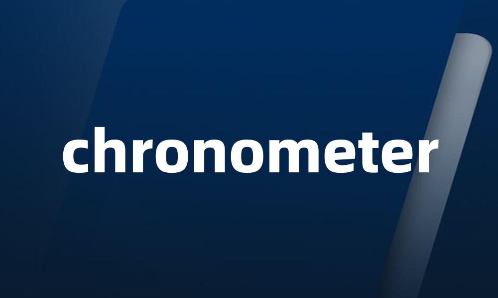 chronometer