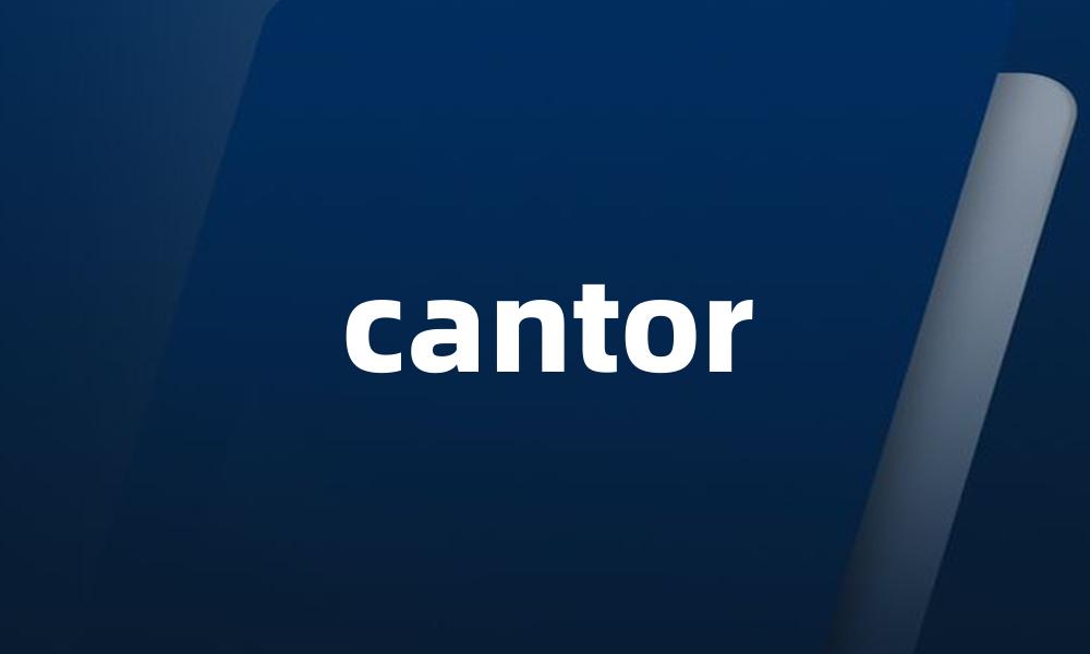 cantor