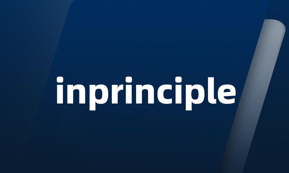 inprinciple