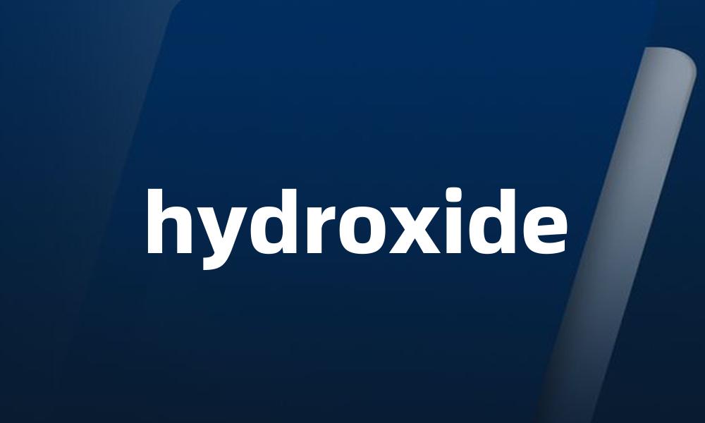 hydroxide