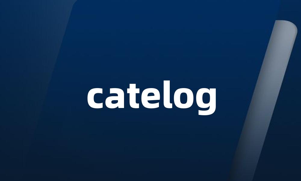 catelog