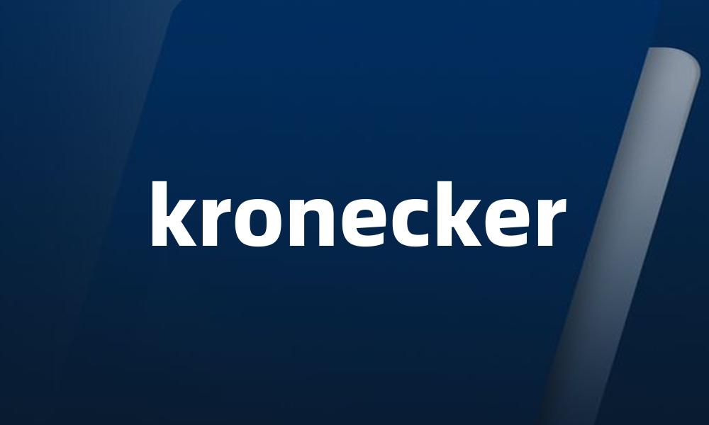 kronecker