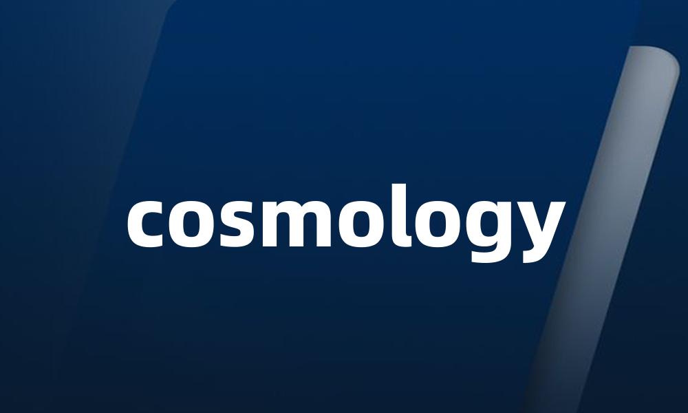 cosmology