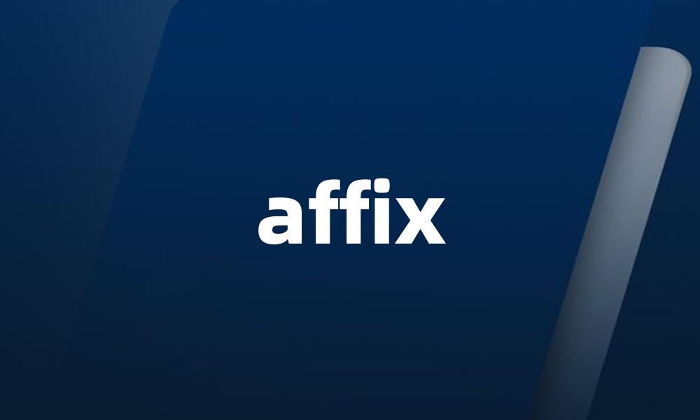 affix