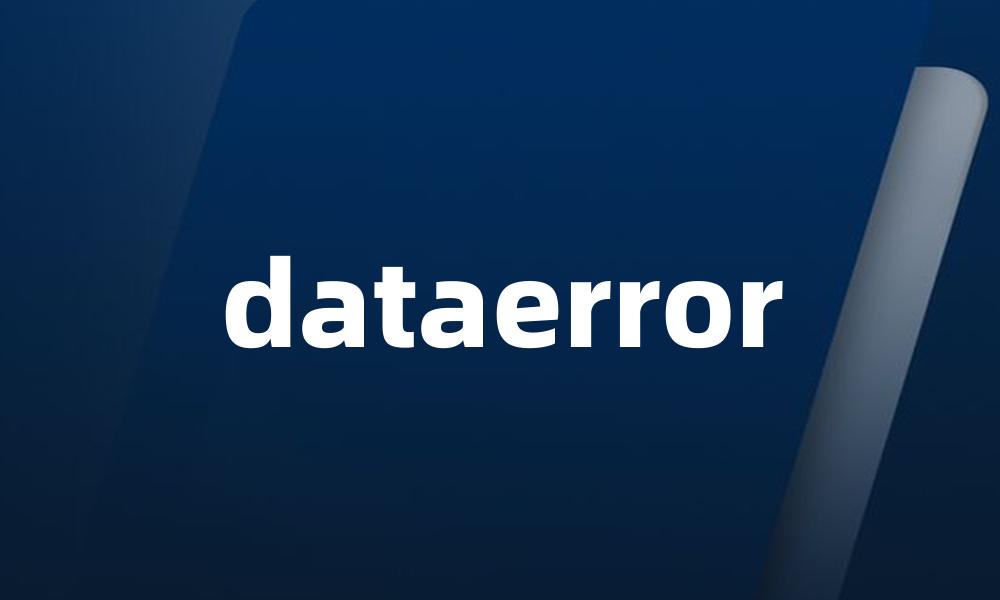 dataerror