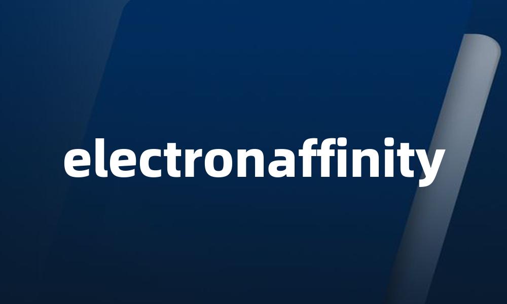 electronaffinity