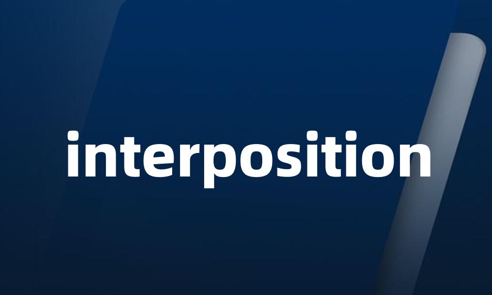 interposition