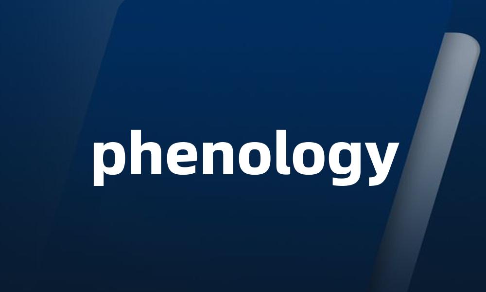 phenology