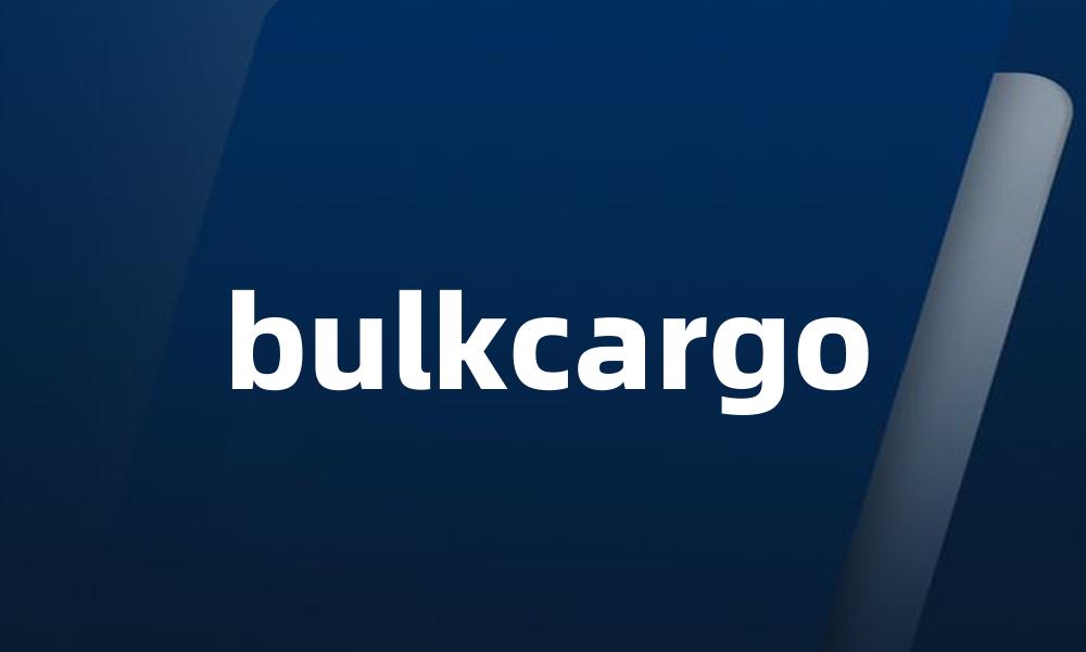 bulkcargo