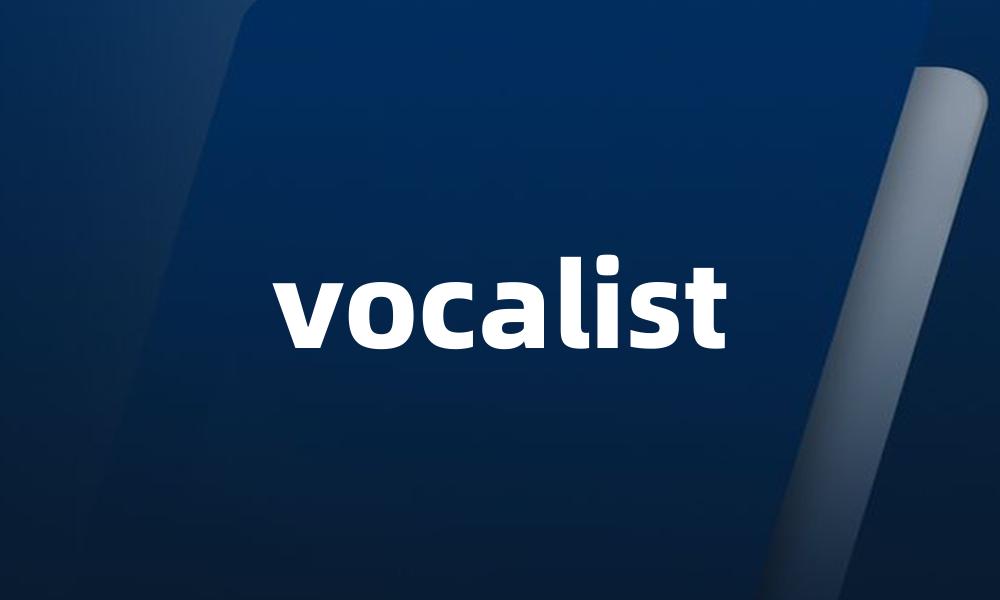 vocalist