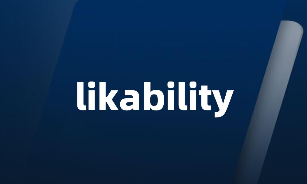 likability