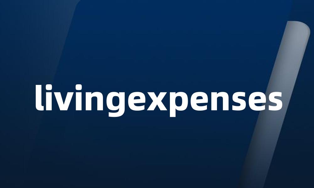 livingexpenses