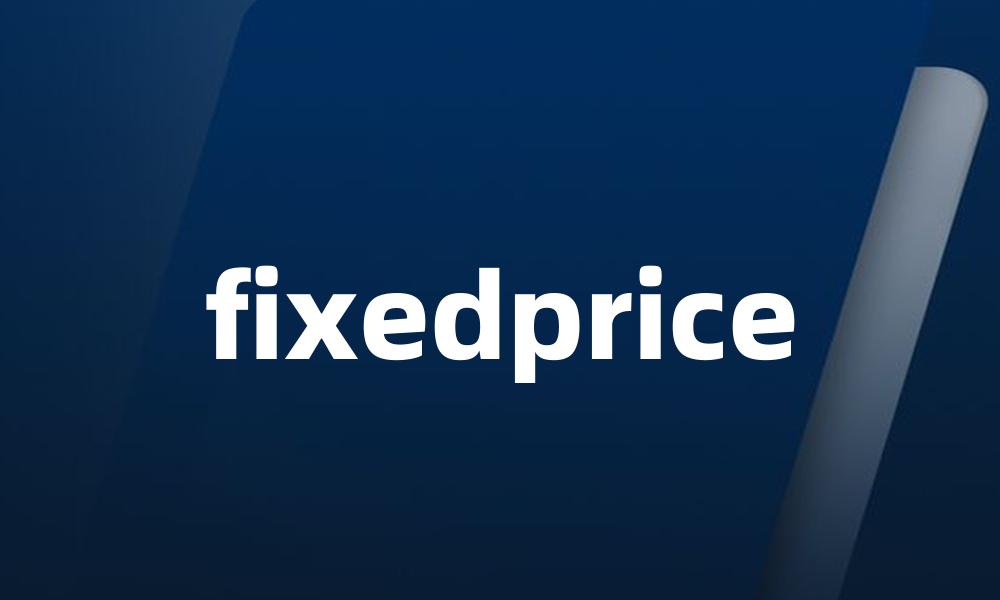 fixedprice