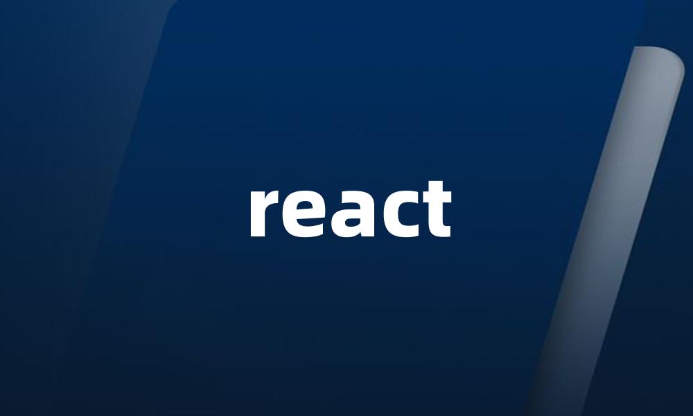 react