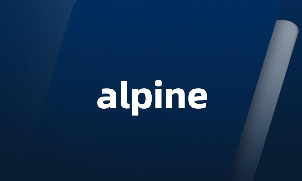 alpine