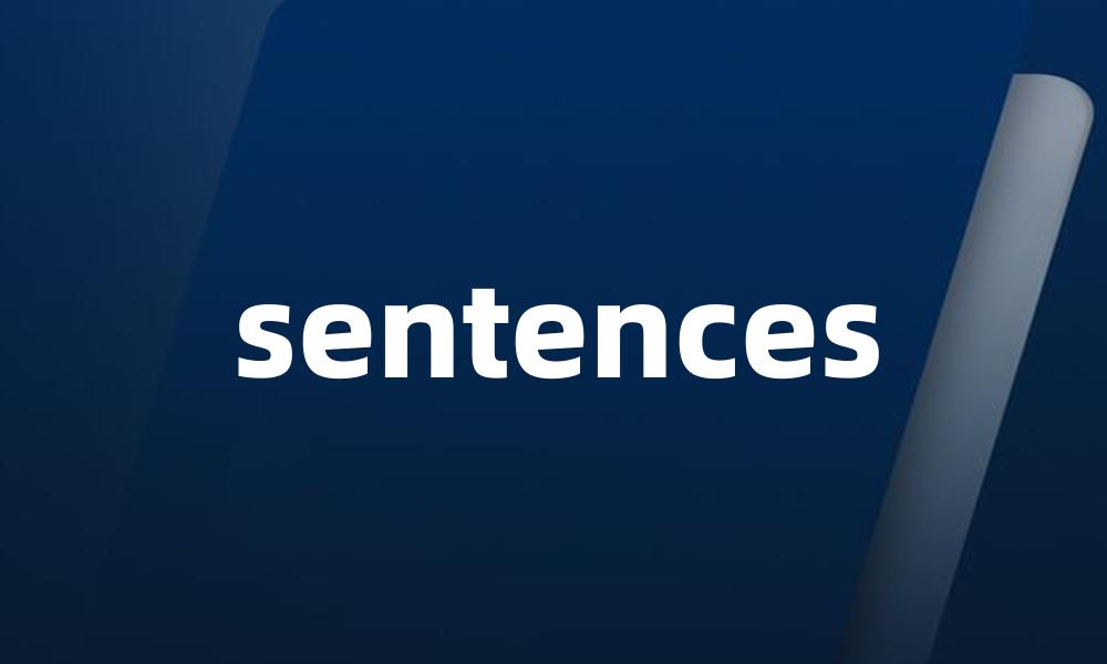 sentences