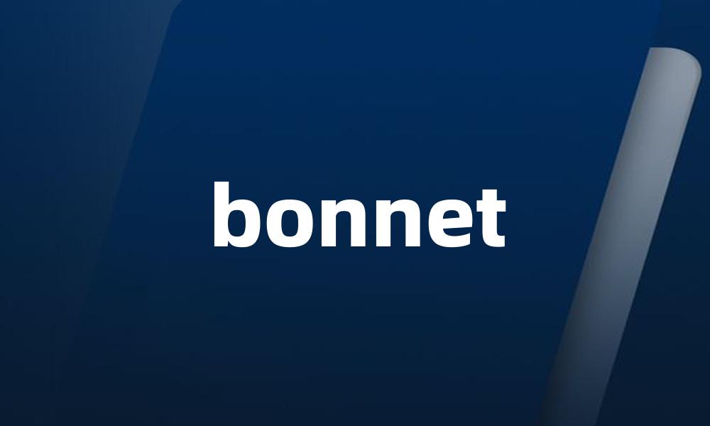 bonnet