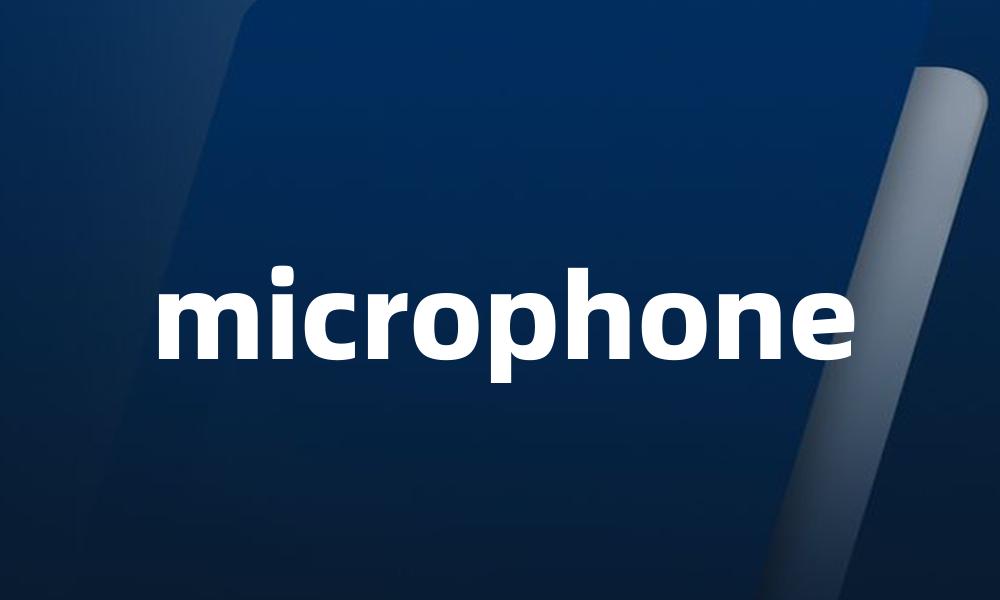 microphone