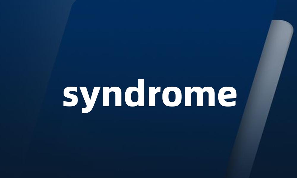 syndrome