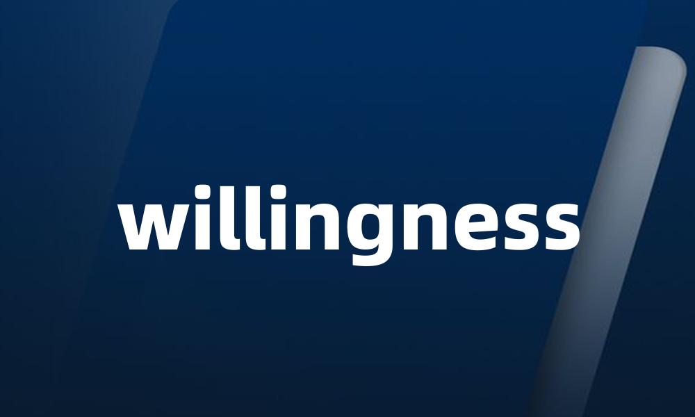 willingness