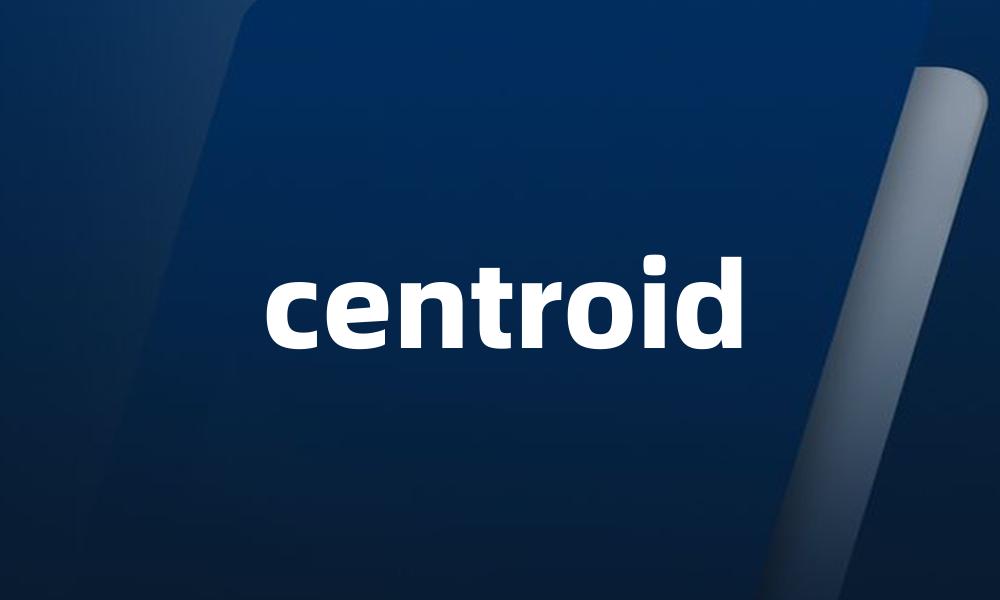 centroid