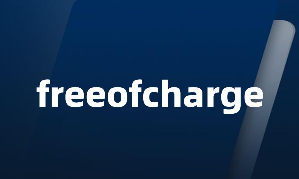 freeofcharge