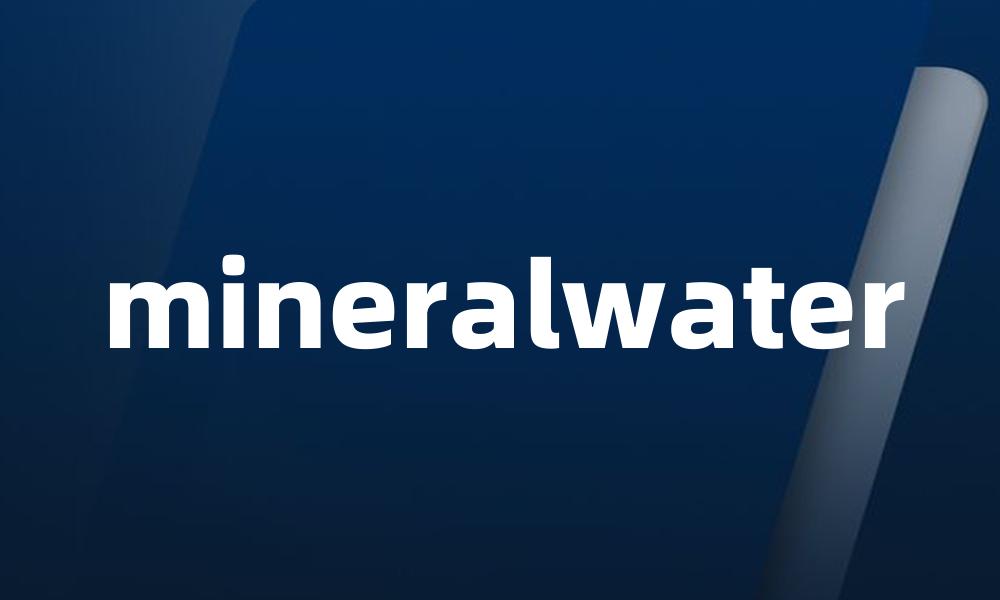 mineralwater