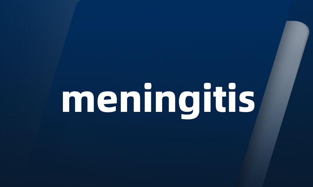 meningitis