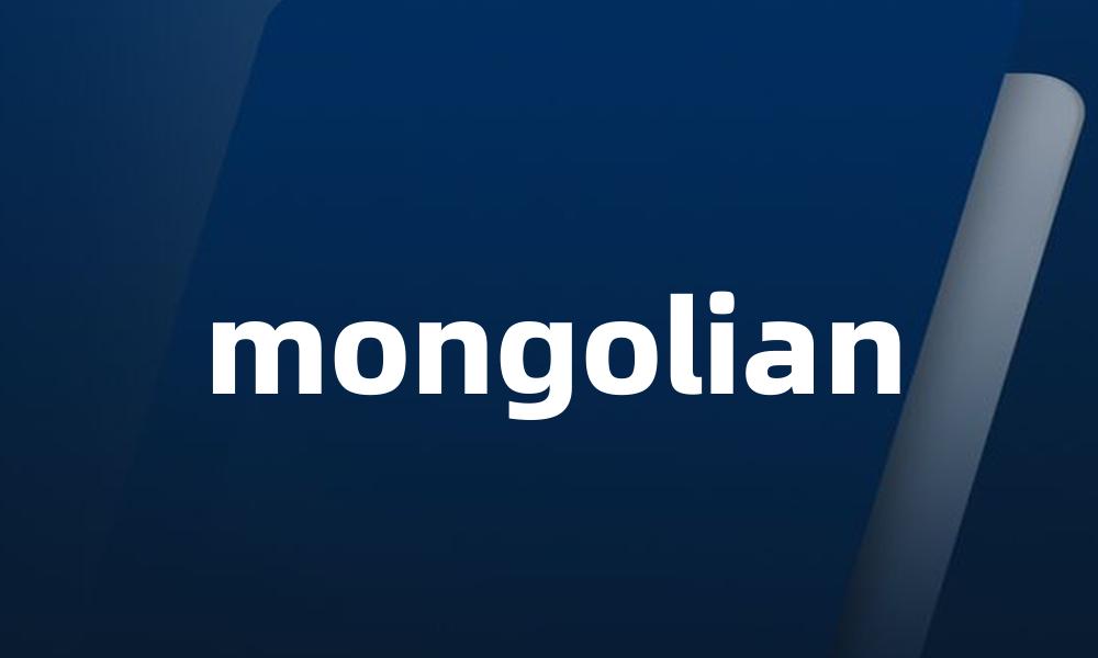 mongolian