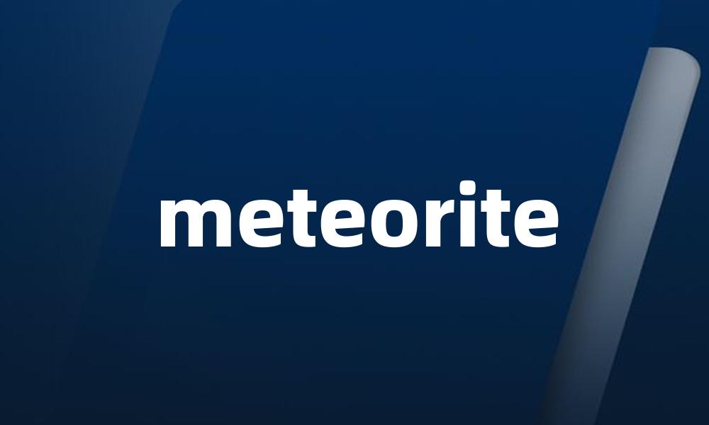 meteorite