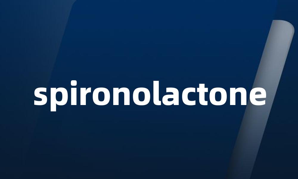 spironolactone