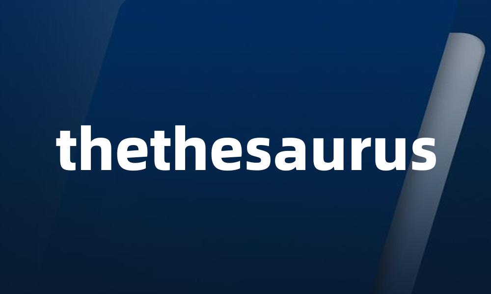 thethesaurus