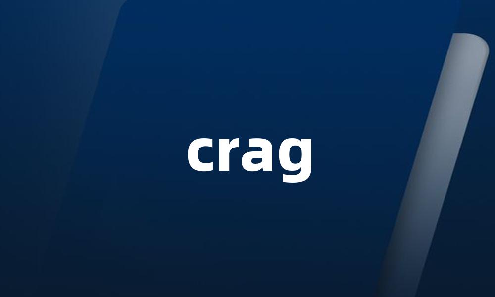 crag