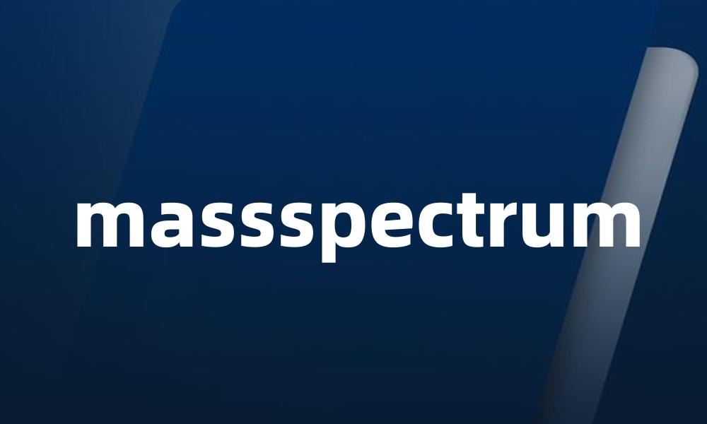 massspectrum