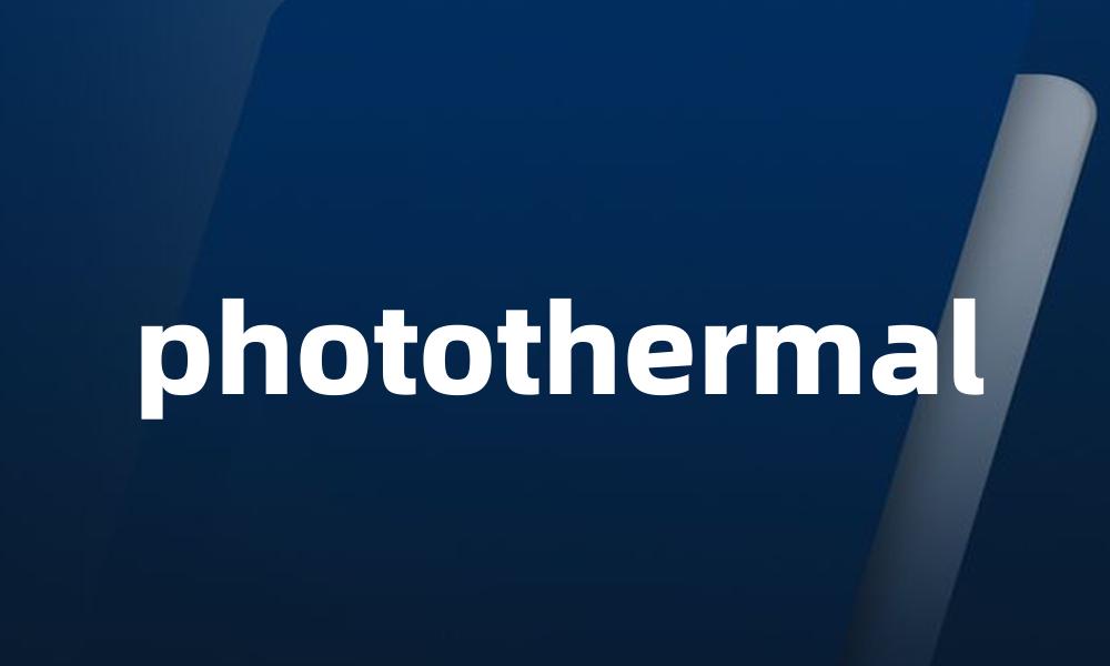 photothermal