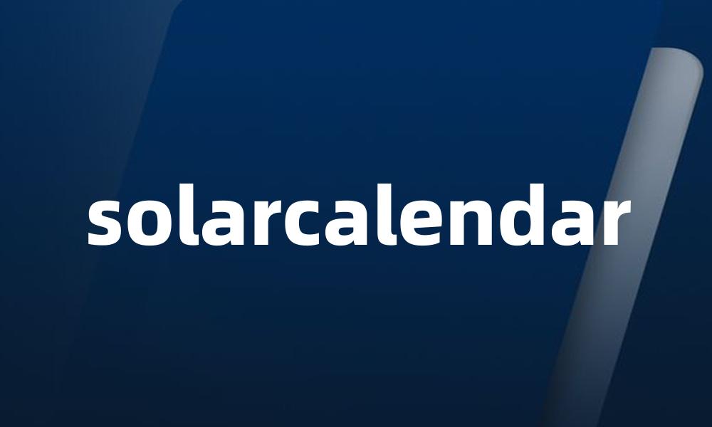 solarcalendar