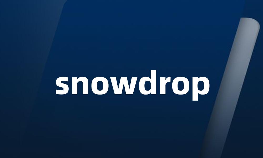 snowdrop