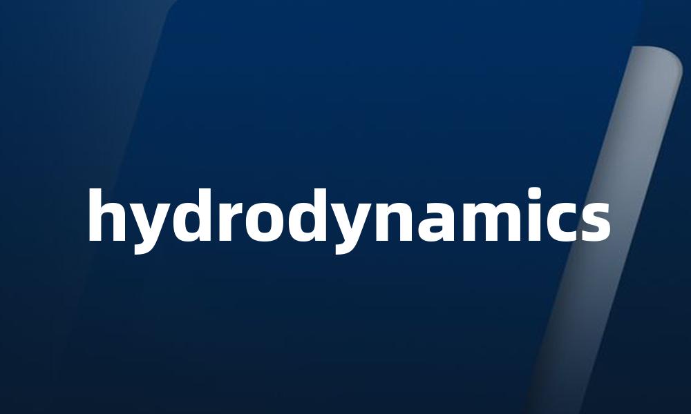 hydrodynamics