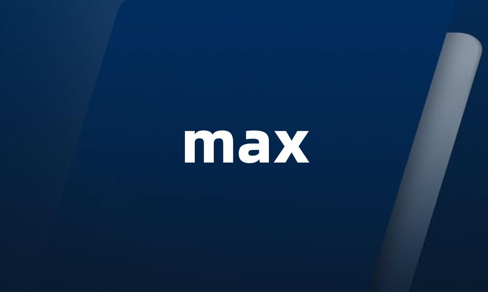 max