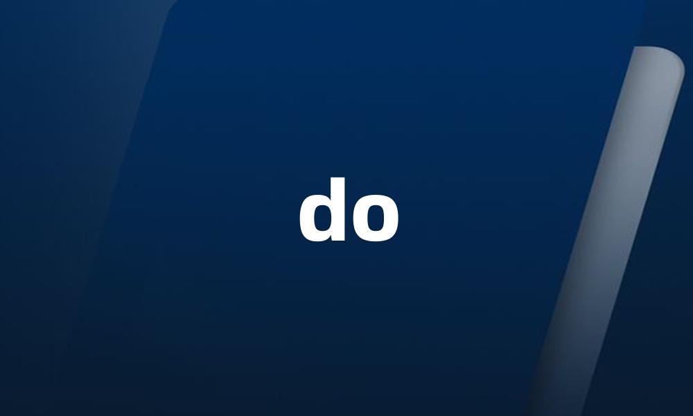 do